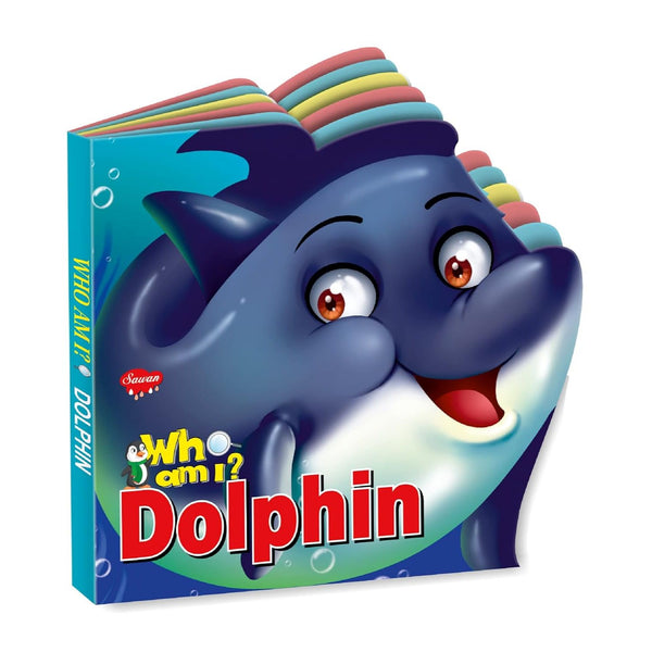 Who Am I Dolphin | Die-Cut Shape Board-Book