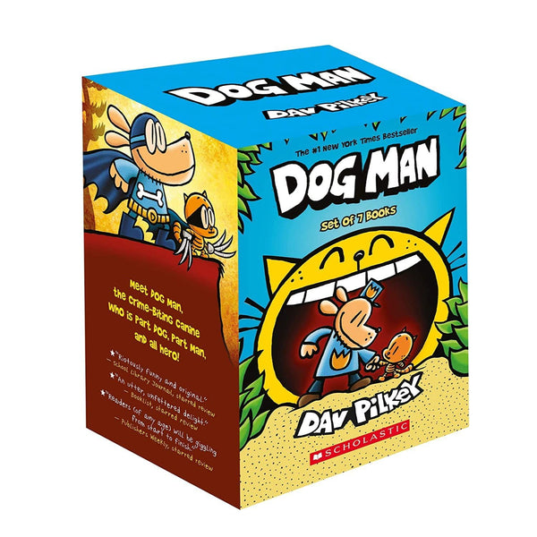 Dog Man Box of 7 Books