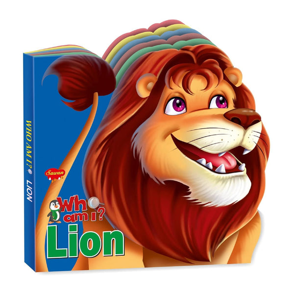 Who Am I Lion | Die-Cut Shape Board-Book