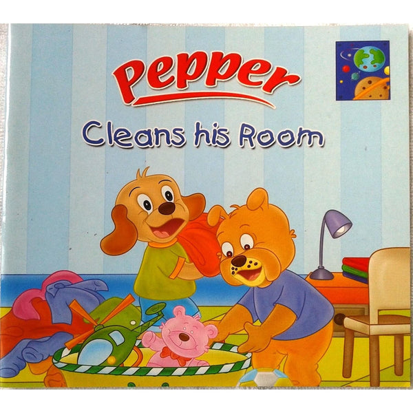 Pepper Cleans His Room