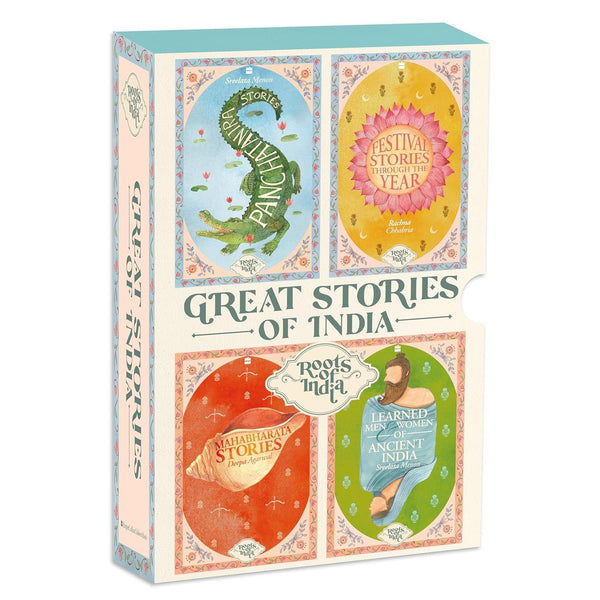 Great Stories of India : Roots of India Series Boxset of 4 Books