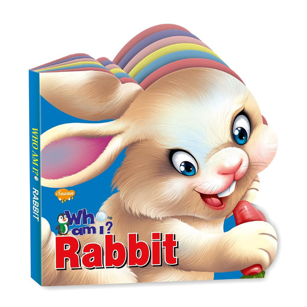 Who Am I Rabbit | Die-Cut Shape Board-Book
