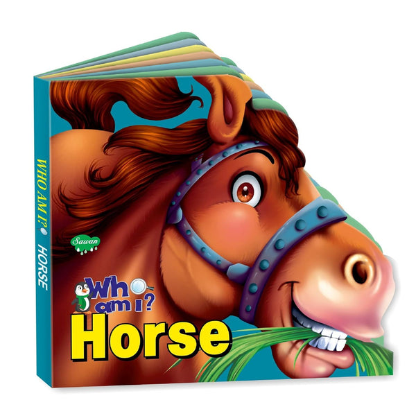 Who Am I Horse | Die-Cut Shape Board-Book
