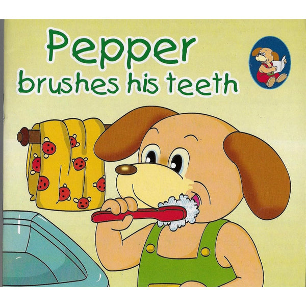 Pepper Brushes His Teeth
