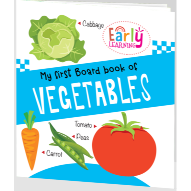 My First Board Book of Vegetables - Early learning
