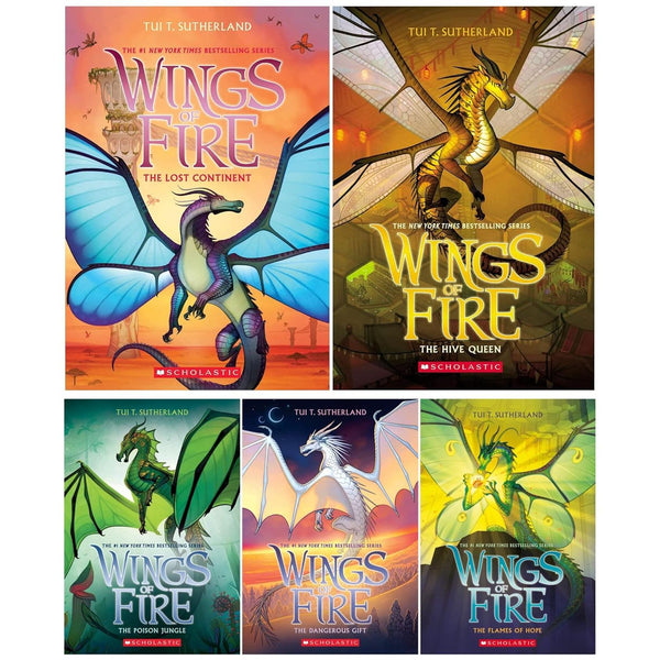 Wings of Fire Series 5 Books Set (Book 11 - Book 15)