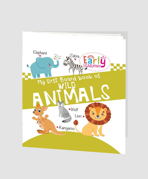 My First Padded Board Book of Wild Animal - Early Learning